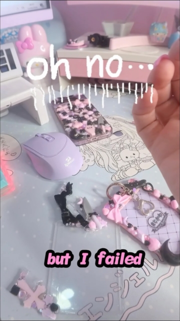 Oh nooooo 😭 it was so adorable _| ̄|○ #decoden #kawaii #oshikatsu #jiraikei #yamikawaii