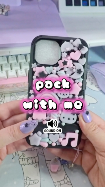 Pack an order with me #asmr edition! I wish pack an order was this fast!! #decoden #pastelgoth #kawaii