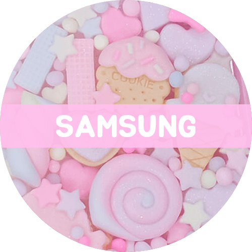 Kawaii decoden Samsung Galaxy and Flip case in pink pastel colors with whipped cream and cute charms